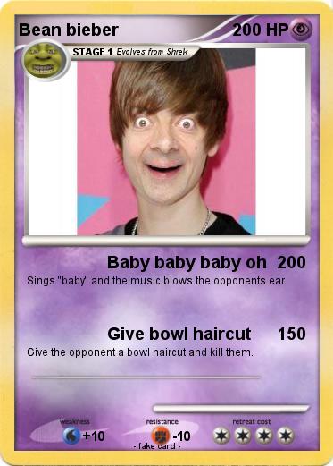 Pokemon Bean bieber