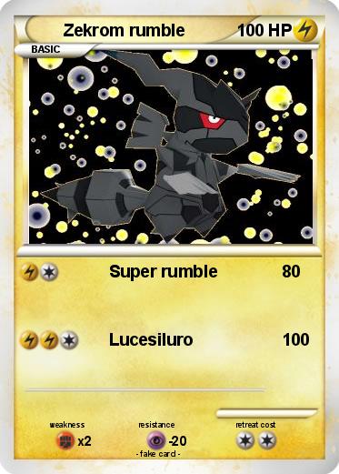 Pokemon Zekrom rumble