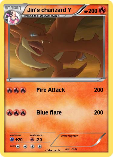 Pokemon Jin's charizard Y