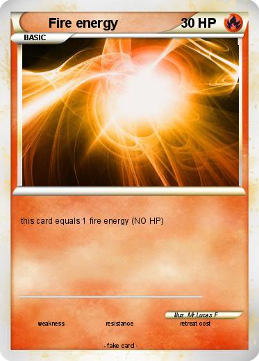 Pokemon Fire energy
