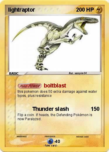 Pokemon lightraptor