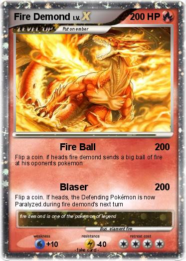 Pokemon Fire Demond