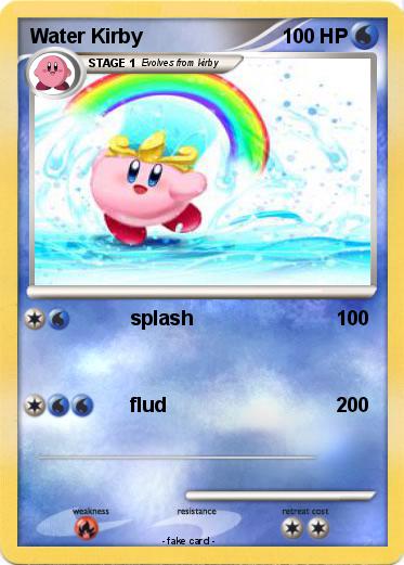 Pokemon Water Kirby