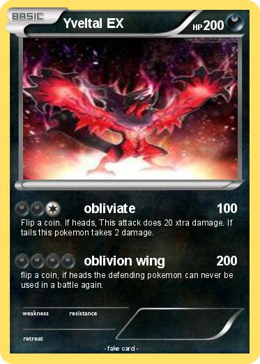 Pokemon Yveltal EX