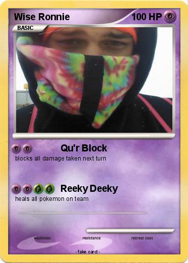 Pokemon Wise Ronnie
