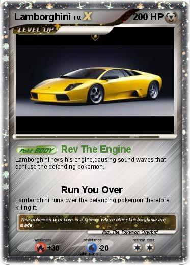 Pokemon Lamborghini