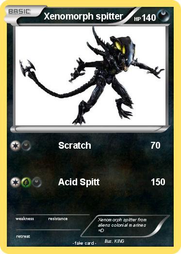 Pokemon Xenomorph spitter