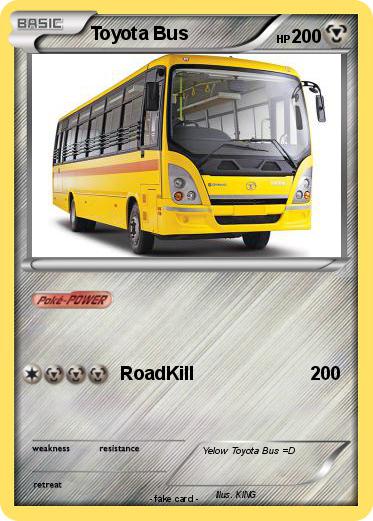 Pokemon Toyota Bus