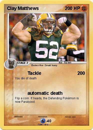Pokemon Clay Matthews