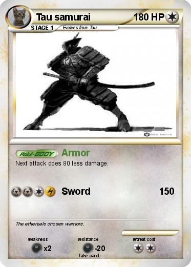 Pokemon Tau samurai