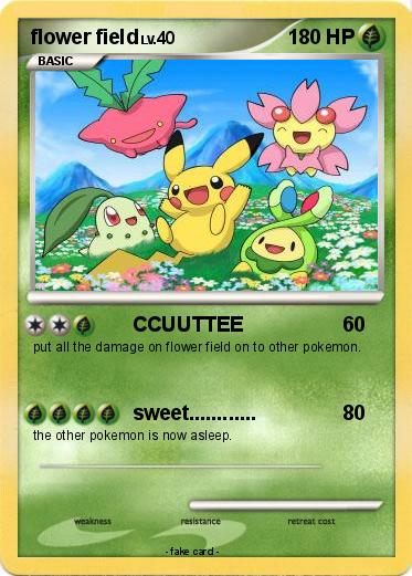 Pokemon flower field