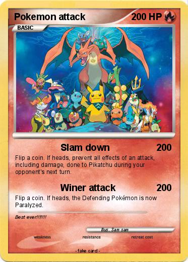 Pokemon Pokemon attack