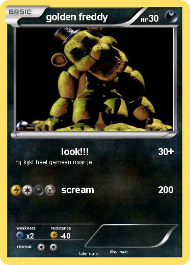 Pokemon golden freddy