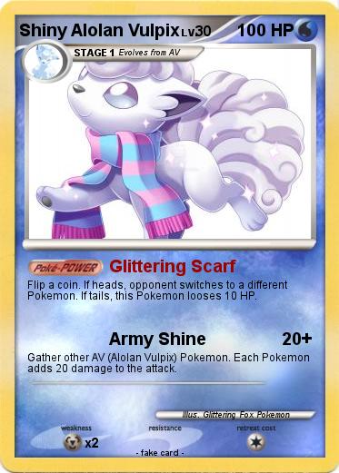 Pokemon Shiny Alolan Vulpix