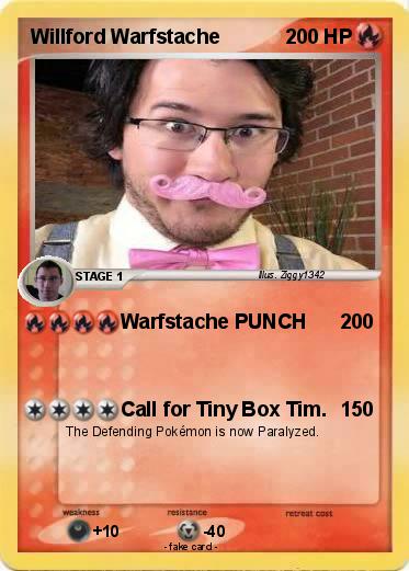 Pokemon Willford Warfstache