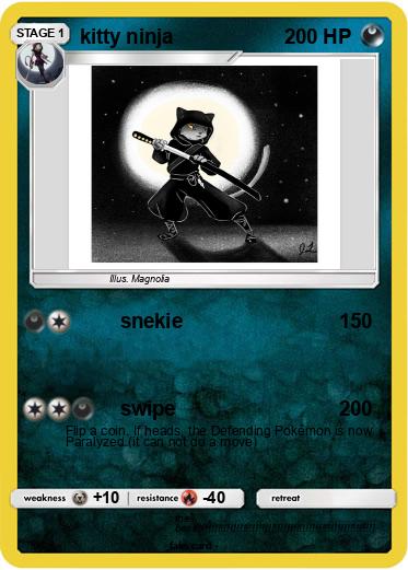 Pokemon kitty ninja