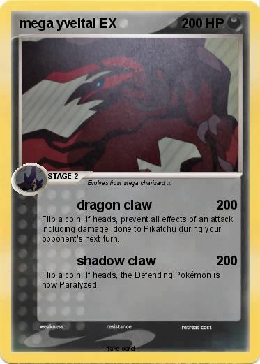 Pokemon mega yveltal EX