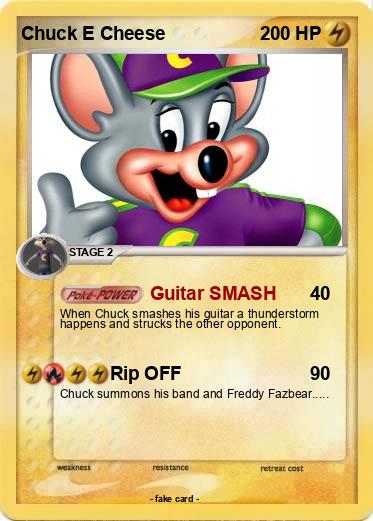 Pokemon Chuck E Cheese