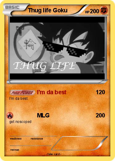 Pokemon Thug life Goku
