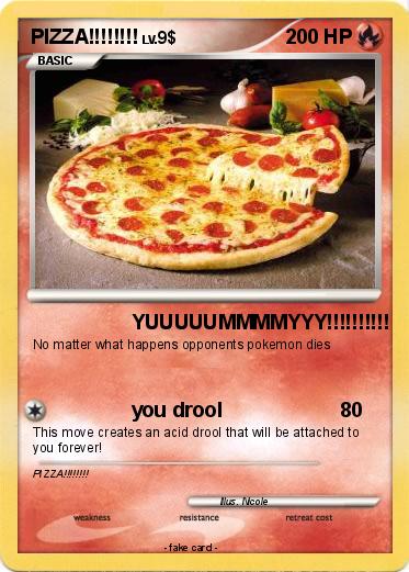 Pokemon PIZZA!!!!!!!!