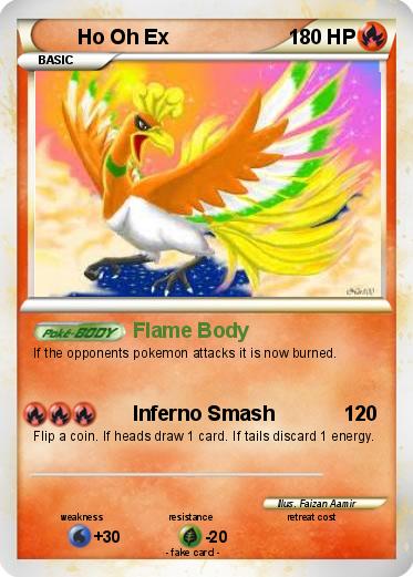 Pokemon Ho Oh Ex