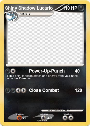 Pokemon Shiny Shadow Lucario