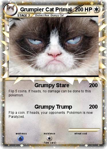 Pokemon Grumpier Cat Primal
