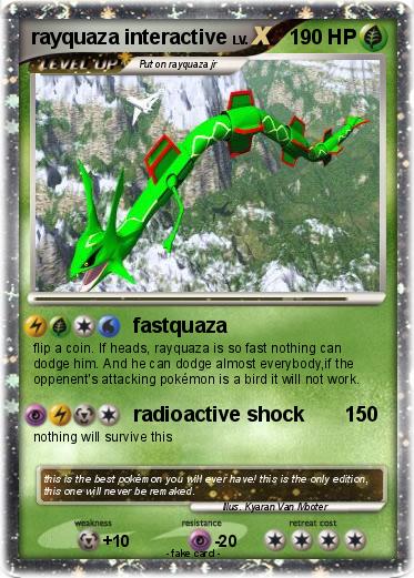 Pokemon rayquaza interactive