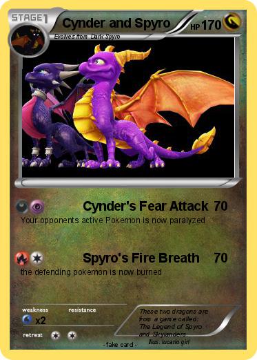 Pokemon Cynder and Spyro