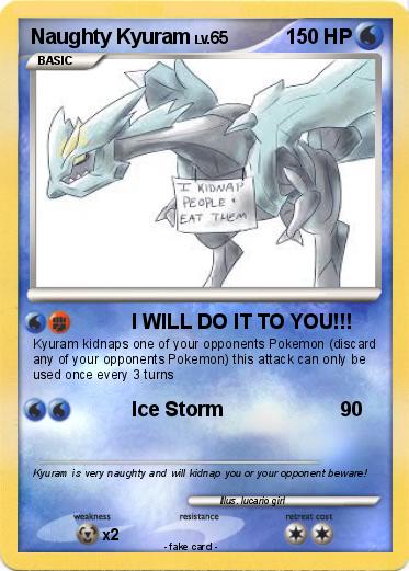 Pokemon Naughty Kyuram