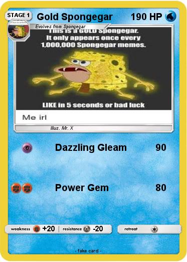 Pokemon Gold Spongegar