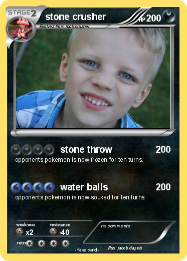 Pokemon stone crusher