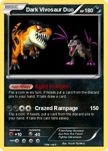 Pokemon Dark Vivosaur Duo