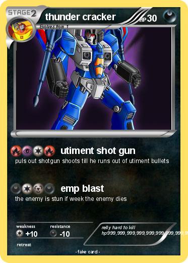 Pokemon thunder cracker