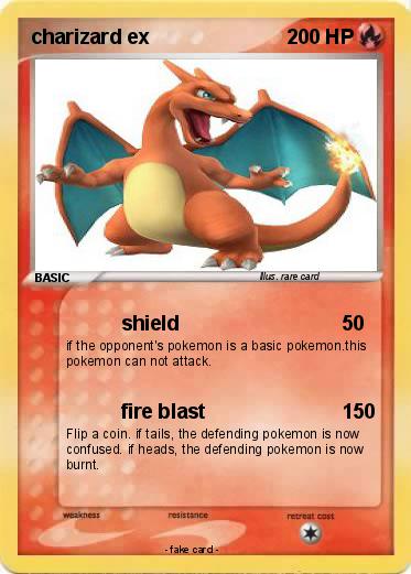 Pokemon charizard ex