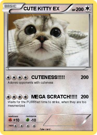 Pokemon CUTE KITTY EX