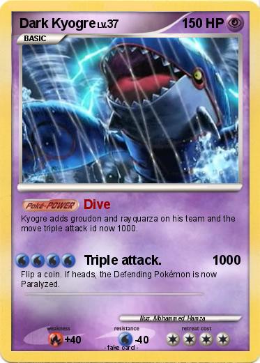 Pokemon Dark Kyogre