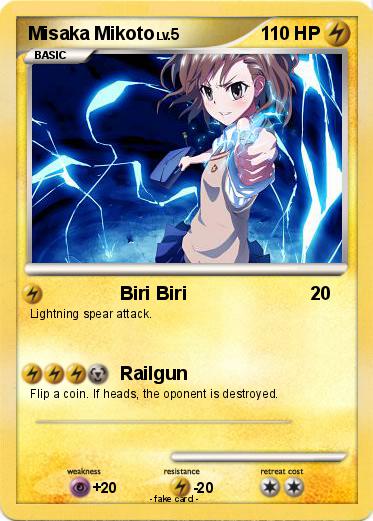 Pokemon Misaka Mikoto