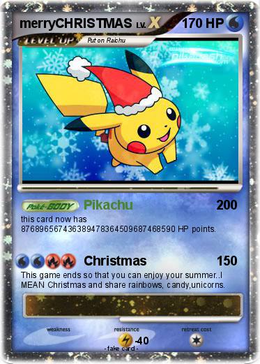 Pokemon merryCHRISTMAS