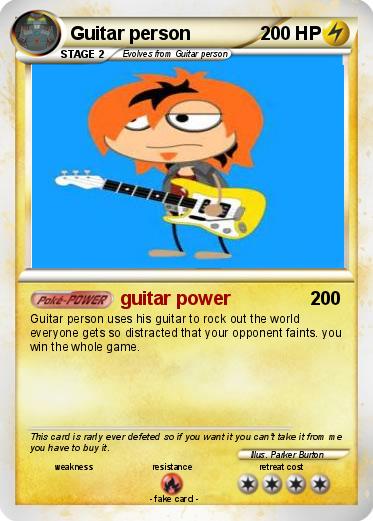 Pokemon Guitar person