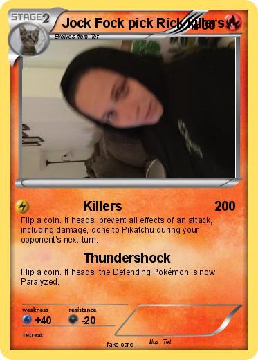 Pokemon Jock Fock pick Rick killers