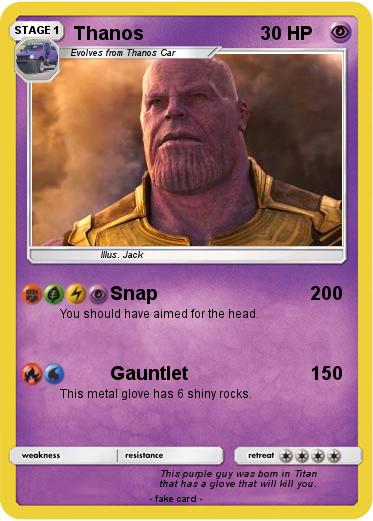 Pokemon Thanos