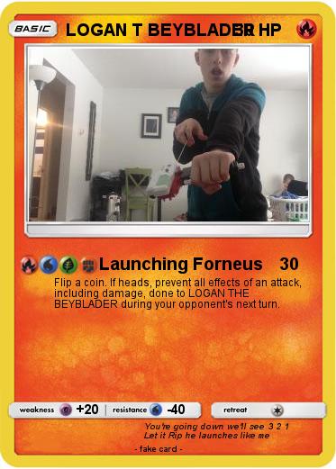 Pokemon LOGAN T BEYBLADER