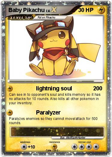 Pokemon Baby Pikachu