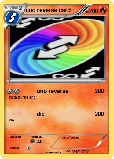 Pokemon uno reverse card