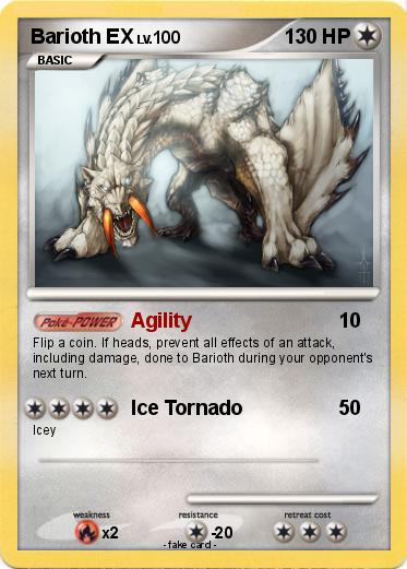 Pokemon Barioth EX