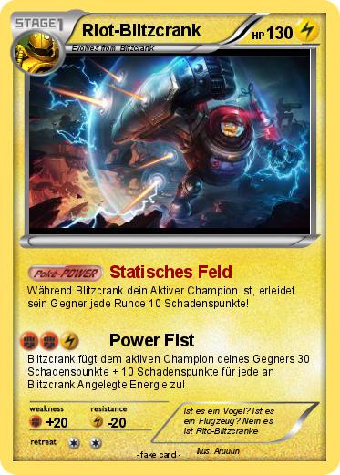 Pokemon Riot-Blitzcrank