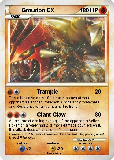 Pokemon Groudon EX