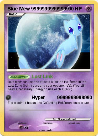 Pokemon Blue Mew 99999999999999