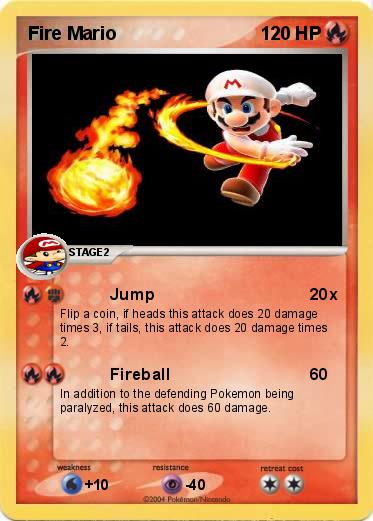 Pokemon Fire Mario